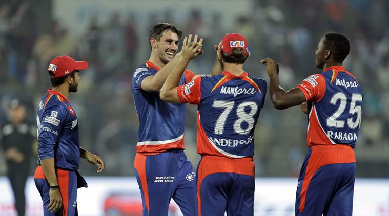 Corey Anderson, Anderson, Anderson catch, DD vs GL, Delhi Daredevils vs Gujarat Lions, Pat Cummins, Dinesh Karthik, Karthik wicket, Rishabh Pant, Pant screamer, cricket stories, sports stories, Indian Express