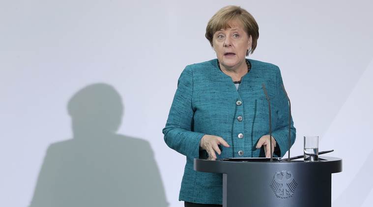 Angela Merkel, German Chancellor Angela Merkel, Poland, Poland leader Jaroslaw Kaczynski, Jaroslaw Kaczynski, World News, Latest World News, Indian Express, Indian Express News