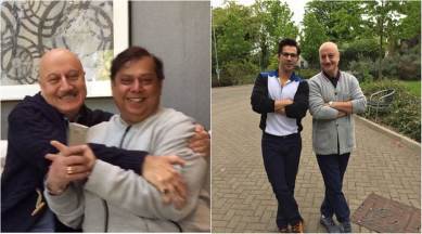 anupam kher, varun dhawan, david dhawan,.