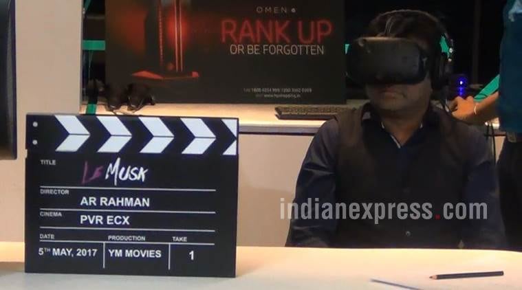 ar rahman movie debut, movie debut ar rahman, ar rahman images, ar rahman news, ar rahman vr set