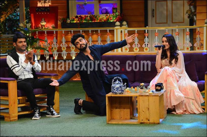 half girlfriend, arjun kapoor, shraddha kapoor, kapil sharma, the kapil sharma show