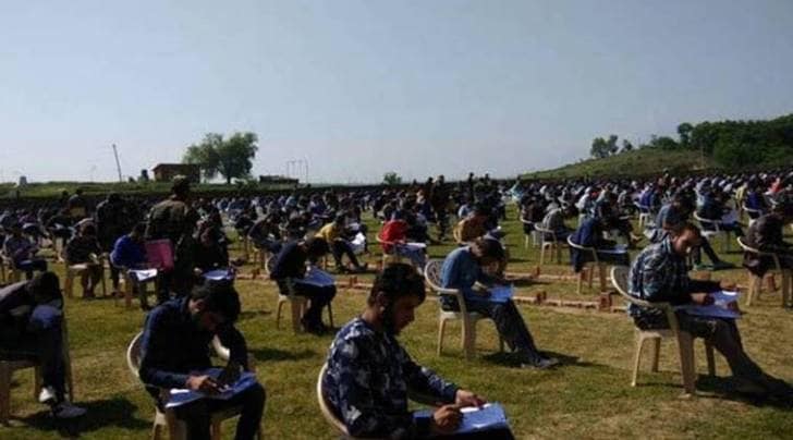 Army Entrance Exam In Srinagar 800 Kashmiri Youths Appear For Exam