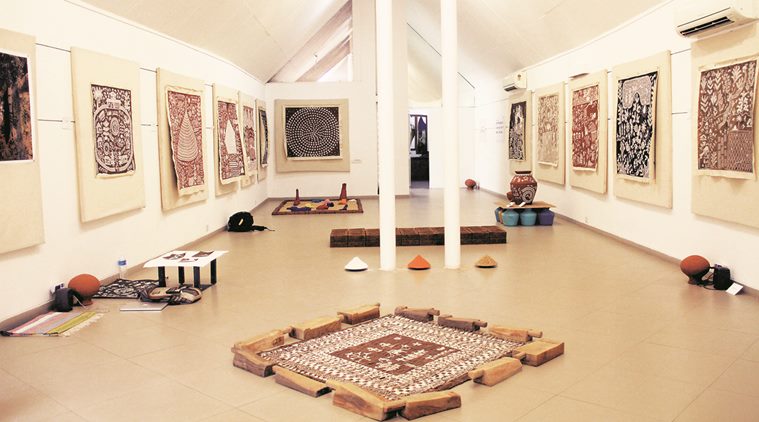 Warli artist Jivya Soma Mashe, Gods Making Rain, Paramparik Karigar, Environmental Planning and Technology, Jeremy Theophilus and Barnet Hare, Lokesh Ghai, British Ceramics Biennale, Jason Singh, Kanoria Art Centre, Warli Kendra, Ramesh Hengadi, India news, national news, India art news, Painting in India news, National news,