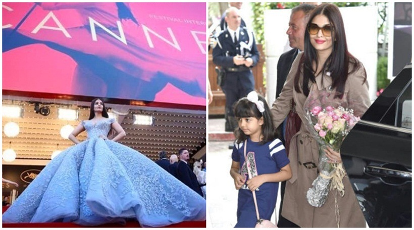 Aishwarya rai bachchan, aaradhya bachchan, aishwarya rai bachchan cannes 2017, aishwarya rai bachchan cannes red carpet pics