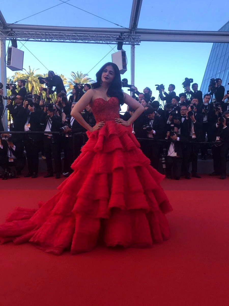 Bollywood Star Turns Heads in Butterfly Dress on Cannes Red Carpet