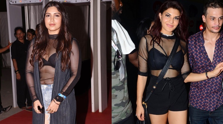 Jacqueline Fernandez, Bhumi Pednekar, Jacqueline Fernandez Justin Bieber concert, celebs at Justin Bieber concert, Bhumi Pednekar Justin Bieber concert, Bhumi Pednekar style, Bhumi Pednekar photos, Jacqueline Fernandez photos, Jacqueline Fernandez latest