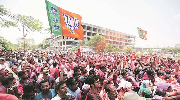 Maharashtra local body elections: BJP takes Panvel, PWP alleges EVM  tampering | Cities News,The Indian Express