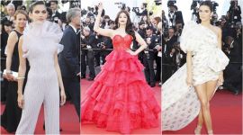 cannes 2017, cannes 2017 red carpet, aishwarya rai, aishwarya rai bachchan, Sara Sampaio, Rihanna, Kendall Jenner, Bella Hadid, indian express, indian express news