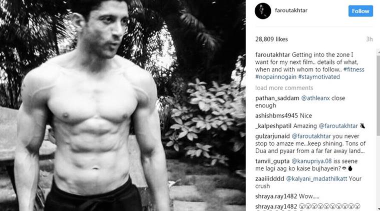 Farhan Akhtar, Farhan Akhtar actor, Farhan Akhatr film maker, Farhan Akhtar Ashutosh Gowarikar, Farhan Akhat Ashutosh Gowarikar upcoming movie, Farhan Akhtar latest news, entertainment, Indian express, indian express news