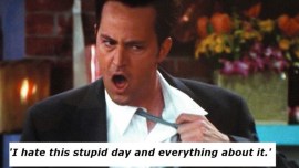 monday blues, friends, motivational quotes, inspirational quotes, quotes by chandler bing, ways to fight monday blues, indian express, indian express news