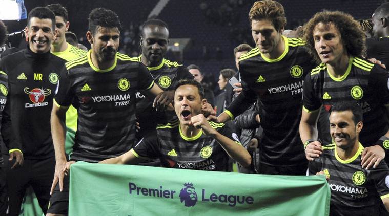 ‘Champions’ Chelsea’s celebrations after winning Premier League title
