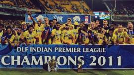 Chennai Super Kings won the IPL in 2011