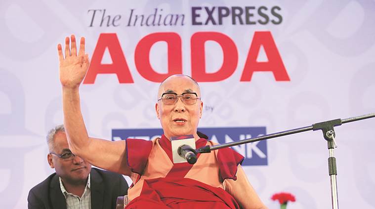 dalai lama, india dalai lama, dalai lama express adda, dalai lama china, india news, indian express news