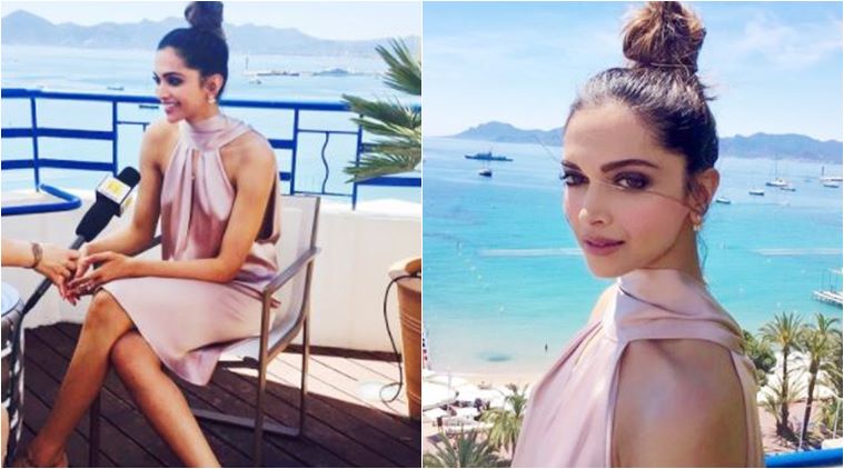 Cannes 2017: Deepika Padukone is ravishing in a Galvan London evening  dress, and the messy bun's back! | Lifestyle News,The Indian Express
