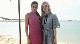 Deepika Padukone, Ellie Fanning, Cannes 2017, deepika padukone ellie fanning pics