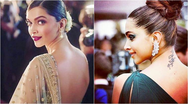 CAUGHT ON CAMERA Deepika Padukone REMOVES Ranbir Kapoors Tattoo From Her  Neck Before The Reception  YouTube
