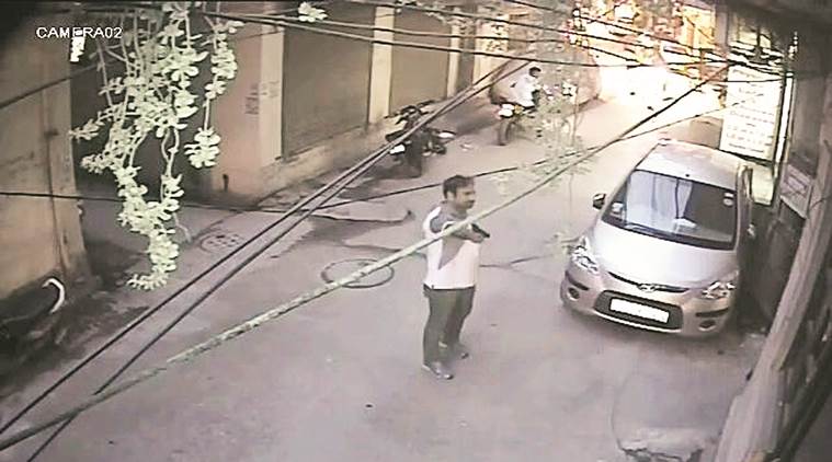West Delhi Shootout Cctv Footage Places Main Accused At Spot Say