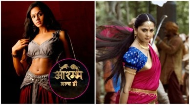 karthika nair, anushka shetty, devasena, anushka shetty karthika nair devasena, karthika nair anushka shetty pics