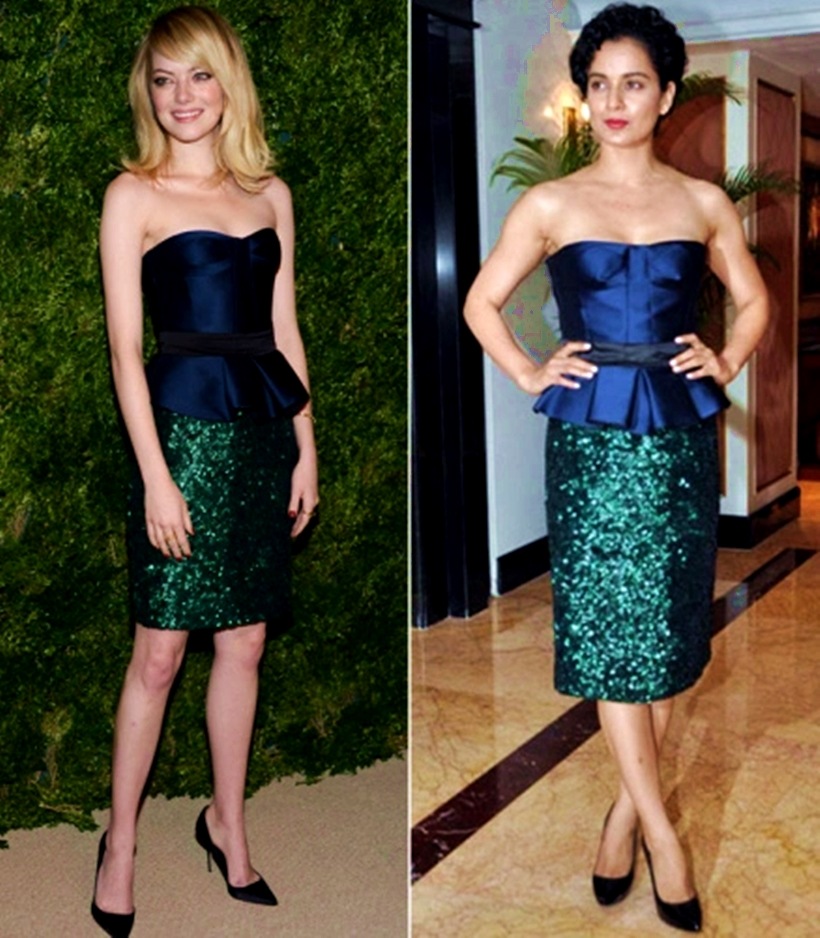 duplicate dress, copycat bollywood actresses, bollywood actresses same dresses, same outfits bollywood divas, deepika padukone copy cat, priyanka chopra, sonam kapoor, kangana ranaut, actresses who wore the same dress, fashion, lifestyle, indian express, indian express news