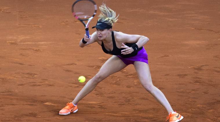 Eugenie Bouchard, Eugenie Bouchard news, Eugenie Bouchard updates, Eugenie Bouchard injury, Nuremberg Cup, sports news, sports, tennis news, Tennis, Indian Express