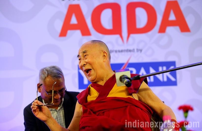 dalai lama, dalai lama delhi, express adda, anant goenka, tibetan leader, dalai lama india, dalai lama tibet