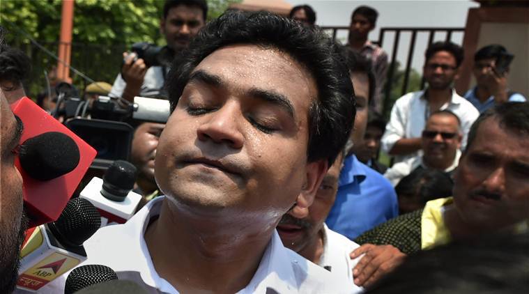 kapil mishra, satyendra jain, kejriwal, arvind kejriwal, aap, aam aadmi party, aap kapil mishra, kejriwal satyendra jain, delhi news, aap news, aap kapil mishra, india news, indian express news