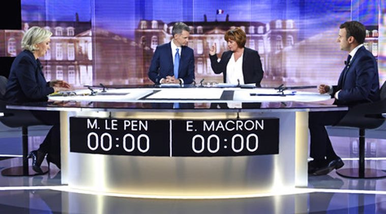 France: Macron, Le Pen clash on euro, terrorism, in pre ...