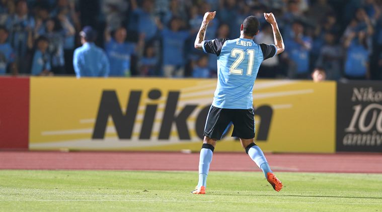 Guangzhou Evergrande, Asian Champions League playoffs, Kawasaki Frontale, United Arab Emirates, Saudi Arabia, Iran, sports news, football news, indian express