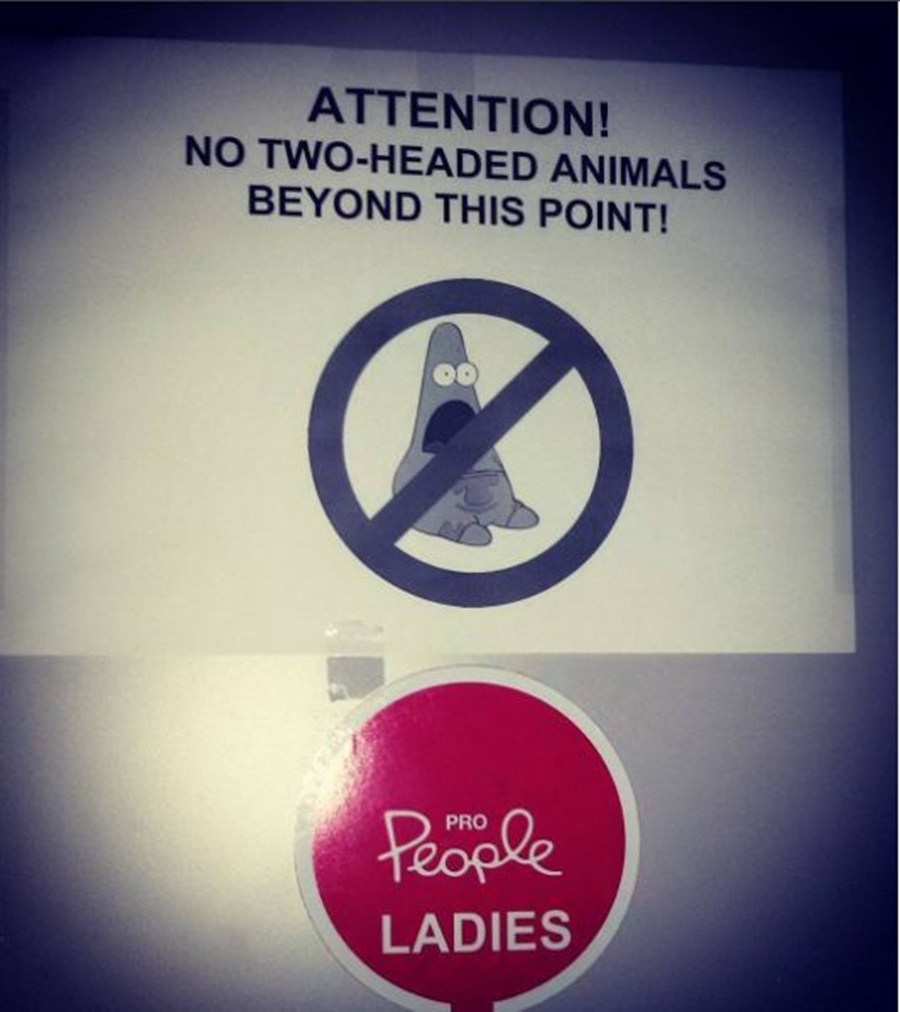toilet, toilet signs, bathroom sign, funny signs, funny signboards, creative bathroom signs, witty bathroom signs, funny photos, viral news, indian express