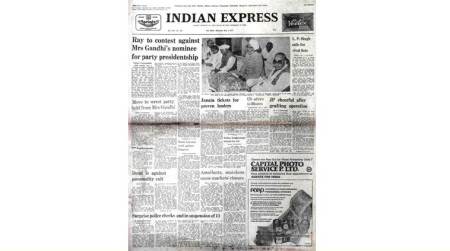 Indira Gandhi, Siddhartha Shankar Ray, AICC, Indian Express Forty Years Ago, indian express