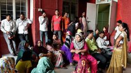 Delhi gas leak, gas leak, gas leak in delhi, delhi schools, tughlaqabad, tughlaqabad gas leak, tughlaqabad school students, delhi hospital, delhi government, delhi news, india news, indian express news