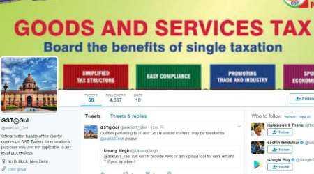 GST implementation, revenue department, new twitter handle, Central Board of Excise and Customs (CBEC), GST, GST Council, Union Finance Minister, Goods and Services Tax (GST) rules, unificaton of 16 different levies, Technology, Technology news