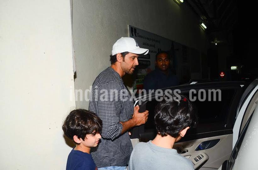 hrithik roshan, sussanne khan, hrithik roshan kids, sussanne khan kids