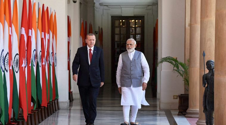 Narendra Modi, India Turkey talks, India UNSC seat, Turkey backs India UNSC seat, Recep Tayyip Erdogan, Modi Erdogan, India news, Indian Express