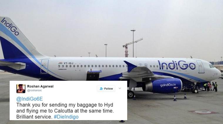 indigo, indigo airlines, indigo airlines twitter, indigo twitter wrong reply, indogo twotter funny reply, indigo twitter automated reply, indigo misplaced luggage complaint, viral photo, viral news, trending news, latest news, indian express