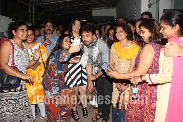 Irrfan Khan, Irrfan Khan film, Hindi Medium, Hindi Medium film, Hindi Medium screening, Irrfan Khan hindi medium, Irrfan Khan photos