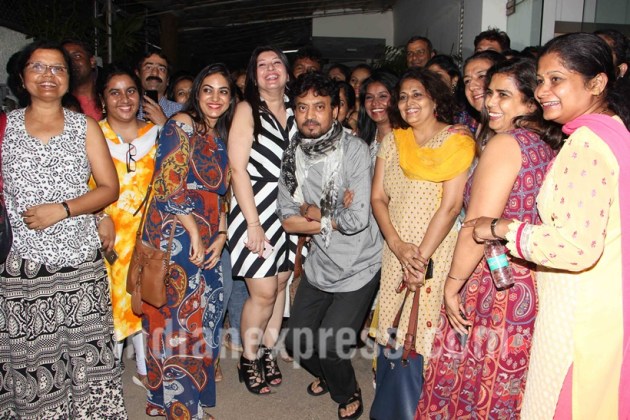 Irrfan Khan, Irrfan Khan film, Hindi Medium, Hindi Medium film, Hindi Medium screening, Irrfan Khan hindi medium, Irrfan Khan photos