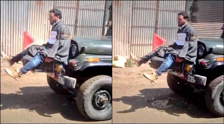Jammu and Kashmir, man tied army vehicle, army uses Human Shield, Petition for man tied to army vehicle, Jammu and Kashmir, Jammu and Kashmir news, India news, National news, latest news