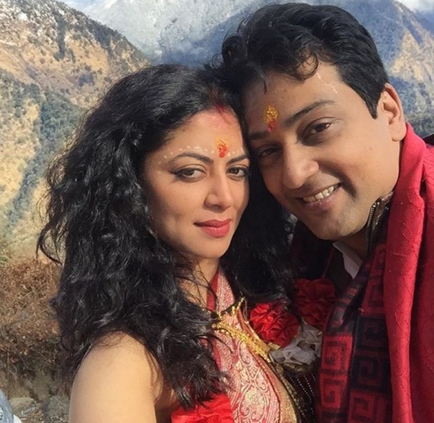celebrity brides of 2017 style, kavita kaushik, kavita kaushik wedding, bridal look, bridal make up, indian express, indian express news