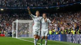 Real Madrid, Madrid, Madrid derby, Atletico Madrid, Real Madrid substitutes, Nacho, Marco Asensio, Lucas Vazquez, Asensio, Vazquez, Champions League, UEFA Champions League, Champions League semifinals, football stories, football, sports stories, Indian Express