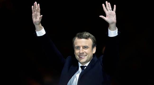emmanuel macron, french presidential election, rabbi on macron victory, vladimir putin, theresa may, british pm on france election, angela merkel, shinzo abe, xi jinping, hillary clinton, world news, indian express