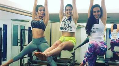 Sara Ali Khan, Malaika Arora, Sara Ali Khan gym, Sara Ali Khan malaika arora, Malaika Arora gym, Malaika Arora sara ali khan pics