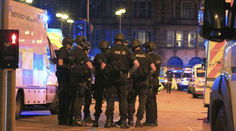 manchester attack, manchester blast, britain terrorist attack, terrorism, manchester suicide bomb attack, united kingdom, theresa may, jeremy corbyn, ariana grande, manchester arena, world news, indian express