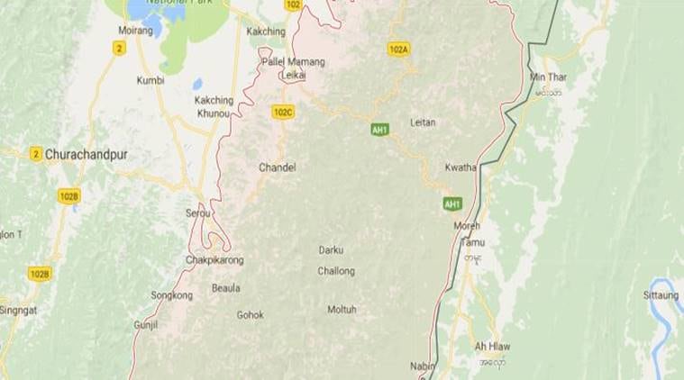 manipur, manipiur blast, jawans killed in manipur blast, manipur IED explosion, moreh, army jawans killed in manipur blast, india news, indian express