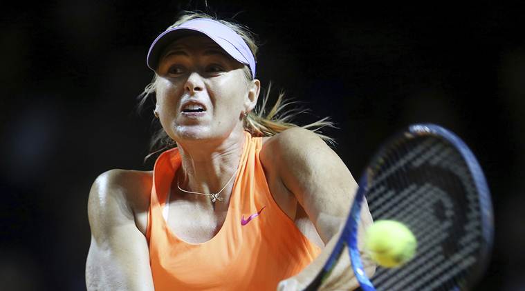 Maria Sharapova, Maria Sharapova news, Maria Sharapova updates, Madrid Open, Maria Sharapova Madrid Open, v win, sports news, sports, tennis news, Tennis, Indian Express