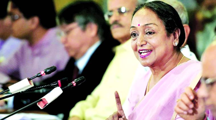 Meira Kumar, Lok Sabha speaker Meira Kumar, Modi, Narendra Modi, simultaneous elections, centre and assembly elections, simultaneous centre state elections, Indian Express, India news