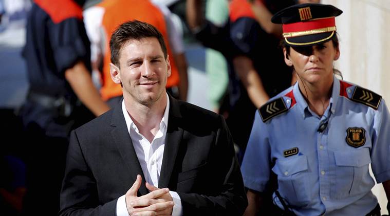 lionel messi, messi jail term, messi 21 month jail, barcelona, barca, argentina, spanish law, football, sports news, indian express