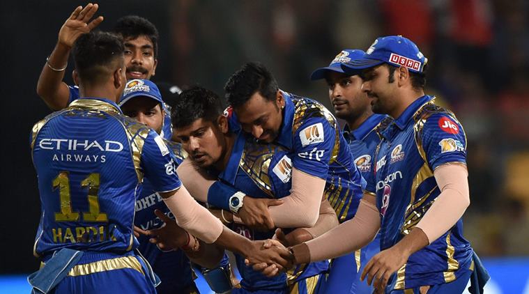 Karn Sharma, krunal Pandya, MI vs KKR< Mumbai vs Kolkata, Mumbai indians vs Kolkata Knight Riders, Mumbai vs Pune, Mumbai Indians vs Rising Pune Supergiant, IPL 2017, IPL, Cricket news, Cricket, Sports, Indian Express