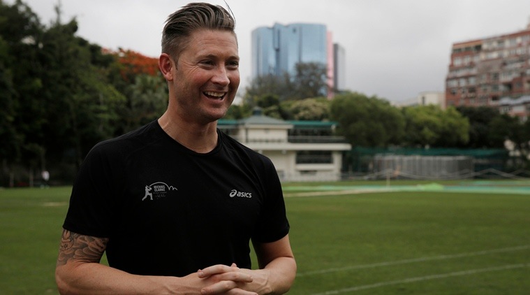 Michael Clarke, Michael Clarke Australia, Australia Michael Clarke, Michael Clarke batting, Michael Clarke runs, ICC Champions Trophy, India vs Australia, sports news, sports, cricket news, Cricket, Indian Express