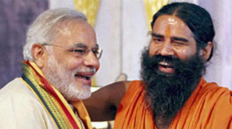 modi, pm modi, ramdev baba, baba ramdev, lok sabha elections, 2019 elections, ramdev BJP, modi ramdev, narendra modi, 2014 elections, ramdev yoga, yoga, modi yoga, yoga modi, patanjali, ramdev baba, ramdev patanjali, indian express news, india news, election news
